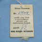 Rare vintage edixa original label