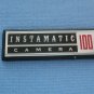 Kodak instamatic 100 original nameplate