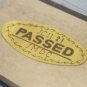 JCII passed 21 original control quality japan camera sticker