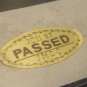 JCII passed 07 original control quality japan camera sticker