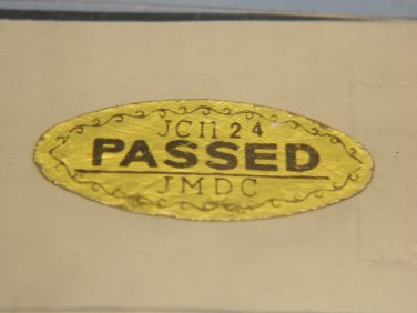 JCII passed 24 original control quality japan camera sticker