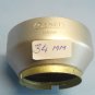 Vintage Cenei metal 34 mm lens hood in original box
