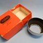Vintage Cenei metal 34 mm lens hood in original box
