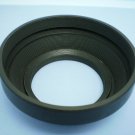 Vintage colapsible rubber lens hood  58 mm filter thread gr