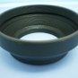 Vintage colapsible rubber lens hood 58 mm filter thread gr