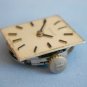 Vintage Tissot working watch movement square dial 16.5 mm swiss