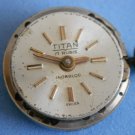 Vintage Titan 2412 working watch movement rount dial 13.5 mm swiss