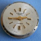 Vintage Cauny 2412 not working watch movement round dial 14.0 mm swiss