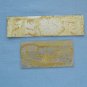 Vintage opemus-4 meopta original aluminium nameplates