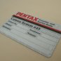 Vintage pentax 645 original card