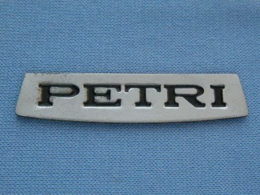 Petri ttl original nameplate