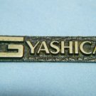 G Yashica original nameplate from electro 35 camera