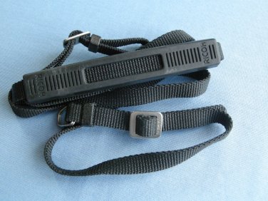 Vintage ricoh original camera strap with metal bucklles and rings