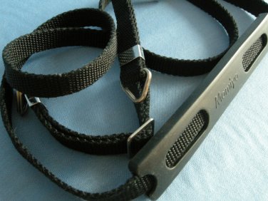 Vintage mamiya original shoulder strap with metal buckles & rings