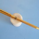 Vintage aurora marco polo gold plated ballpoint pen with original empty refill Vintage aurora marco polo gold plated ballpoint pen with original empty refill