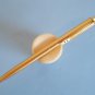 Vintage Paper Mate gold plated double heart ballpoint pen with original empty refill
