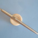 Vintage Paper Mate in chrome double heart ballpoint pen with original empty refill II