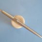 Vintage Paper Mate in chrome double heart ballpoint pen with original empty refill II