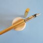 Rare vintage Ronson fountain pen 1.0 micron 22Kt gold plated