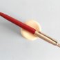 Parker Jotter chrome & red ballpoint pen with original empry refill france