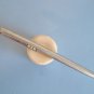 Vintage Paper Mate in chrome double heart ballpoint pen with original empty refill III