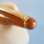 Rare vintage brown-marbled unbranded mini ballpoint pen