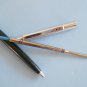 Vintage Paper Mate black & chrome double heart ballpoint pen with original empty refill II