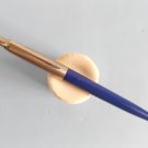 Parker Jotter chrome & blue ballpoint pen with original empry refill france Parker Jotter chrome & blue ballpoint pen with original empry refill france