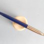 Parker Jotter chrome & blue ballpoint pen with original empry refill france