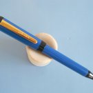 Vintage aurora idea blue & golden original ballpoint pen with used original refill