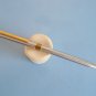 Vintage Aurora Marco Polo original chrome & gold ballpoint pen IIII