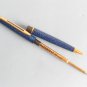 Waterman Hemisphere blue-marbled and gold original ballpoint pen