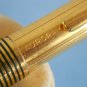 Vintage aurora marco polo gold plated fountain pen