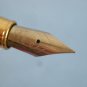 Rare vintage campo marzio original mini green & gold plated fountain pen