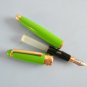Rare vintage campo marzio original mini green & gold plated fountain pen