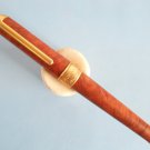 Rare vintage kelermes wooden & gold plated original fountain pen