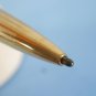 Rare vintage italian lalex gold plated ballpoint pen with origina empty refill