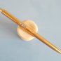 Rare vintage paper mate double heart S gold plated ballpoint pen with original used refill