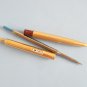 Rare vintage paper mate double heart S gold plated ballpoint pen with original used refill