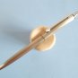 Rare vintage pelikan silver / chrom ballpoint pen with original empty refill