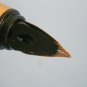 Very rare vintage universal metal green-marbled & gold fountain pen Italy ?