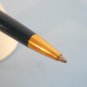 Vintage personalised waterman hemisphere blue & gold plated ballpoint pen with original used refill