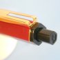 Vintage waterman reflex red & gold plated ballpoint pen with original used refill