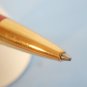 Vintage waterman reflex red & gold plated ballpoint pen with original used refill