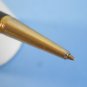 Rare vintage unbranded marbled brown & black ballpoint pen with switzerland made metal refill