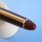Rare unbranded burgundy fountain pen with beautiful large nib