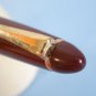 Vintage unbranded burgundy ballpoint pen empty refill