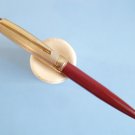 Rare vintage unbranded burgundy & silvered ballpoint pen empty refill Rare vintage unbranded burgundy & silvered ballpoint pen empty refill