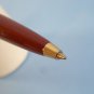 Rare vintage unbranded burgundy & silvered ballpoint pen empty refill