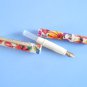 Very rare Flair Jeans fountain pen with colourful floral patterns